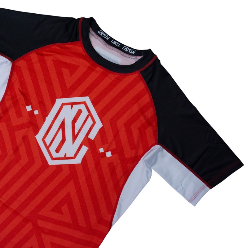 CHOSEN Monogram Rashguard - red